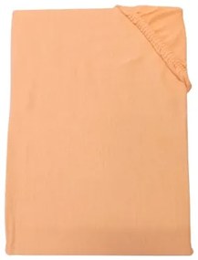 Posteľná plachta jersey lososová TiaHome - 60x120cm