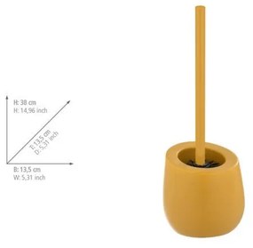 Žltá keramická WC kefa Badi - Wenko