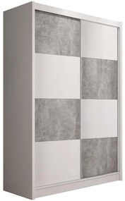 Skriňa DUO 150 biela/betón