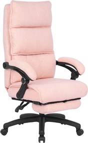XXXLutz KANCELÁRSKE KRESLO, látka Teddy, ružová Carryhome - Online Only kancelárie - 001884002602