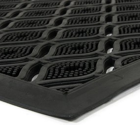 B-line, Vonkajší čistiaci rohožka guma 301 – na von aj na doma, 40x70, šedá