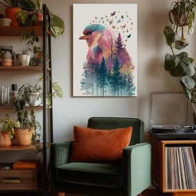 Obraz na plátne Lesná sova - Mystická dekorácia