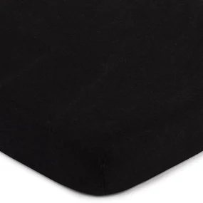 4home jersey prestieradlo čierna, 90 x 200 cm