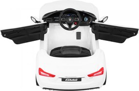 Ramiz Elektrické autíčko Maserati Ghibli na akumulátor biele + diaľkové ovládanie