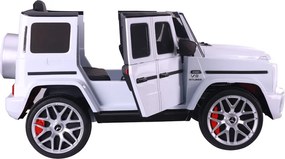 LEAN CARS Elektrické autíčko Mercedes G63 S306-1 biele