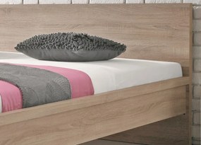 Posteľ Malmö 180x200 cm, dub Sonoma