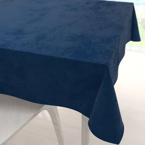 Biante Veľký zamatový štvorcový obrus Velvet Prémium SVP-029 Námornícka modrá 170x170 cm