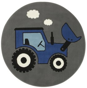 Detský koberec Luna Kids 534457/94911 Traktor, modrý