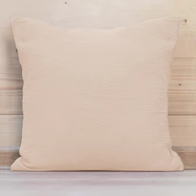 Biante Mušelínová obliečka na vankúš MSN-068 Púdrovo béžová 30 x 50 cm