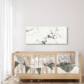 Obraz - Biely mramor (120x50 cm)