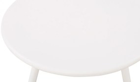Konferenčný stolík Berea - v40 x Ø50 cm - Biela