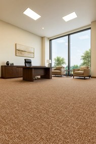 Timzo, Koberec metráž Mammut 8014 béžový, na mieru, šíře 4m, béžová, ab (mriežka), chodba / predsieň