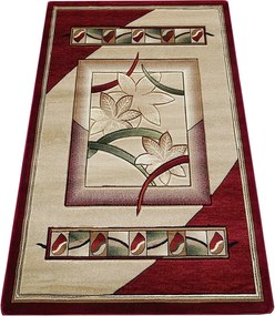 BE Koberec Adora 5197 Red – červený obdĺžnikový Rozmer: 120x180 cm