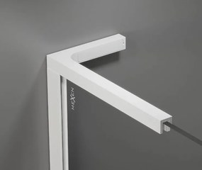 Mexen Kioto, stabilizačná vzpera typ L pre Walk-In sprchové zásteny, ľavá/pravá, biela, 800-03-20