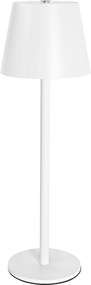 Toolight Toolight, dotyková LED nočná stolná lampa 5W, 3 farby svetla, USB napájanie, APP1370-T WHITE, biela, OSW-08634