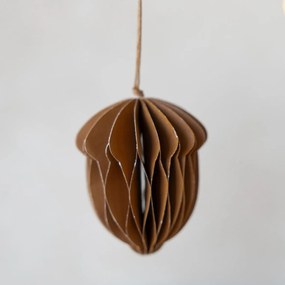 Storefactory Jesenná dekorácia Ekholmen Dark Brown 8 cm