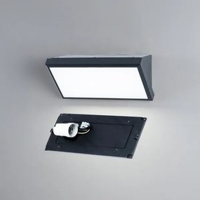 Brilagi-LED Nástenné svietidlo TRIANGLE 1xE27/6W/230V 2700-6500K IP65 antracit