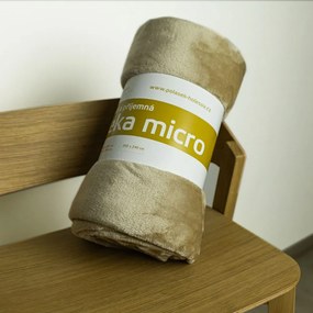 Polášek Deka MIKROFLANEL - Smotanová | 200 x 230 cm