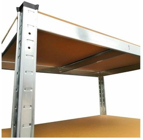 Fistar MEGA HIT: Regál 1500x700x300 mm zinkovaný 4-policový, nosnosť 700 kg