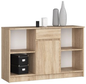 Rohový PC stolík Cuidar (dub sonoma). Vlastná spoľahlivá doprava až k Vám domov. 1117053