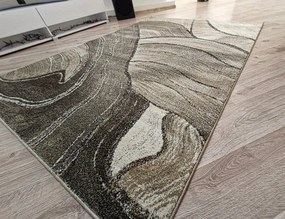 Abstraktný koberec Rio 936 v béžovo-hnedom prevedení – rôzne rozmery Rozmer: 80x150 cm