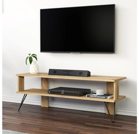 TV stolík/skrinka Dual (dub). Vlastná spoľahlivá doprava až k Vám domov. 1107983