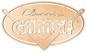 Veselá Stena Drevená nástenná dekorácia Classic garage