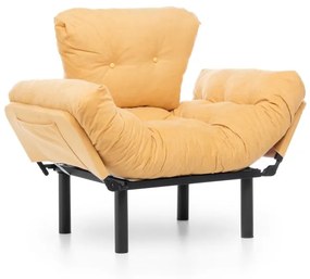 Kreslo Nitta jednomiestne horčicovo žlté