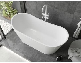 Mexen Montana, voľne stojaca vaňa 180 x 90 cm, biela, biely prepad, 52011809000-20