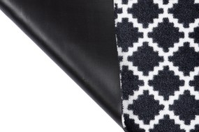 Hanse Home, Protišmykový behúň Home Black White 103156, 50x150, čierna, chodba / predsieň