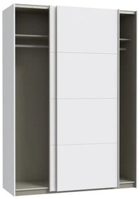 Šatníková skriňa KARO 150x210 cm biela