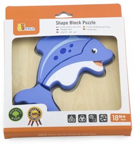 Prvé detské puzzle Viga 59934 rybka