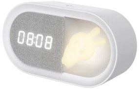 LED Stmievateľná nočná lampička s budíkom BUNNY LED/1,2W/5V 3000K