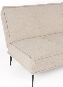 Béžová rozkladacia pohovka z textílie buklé 184 cm Cielke – White Label