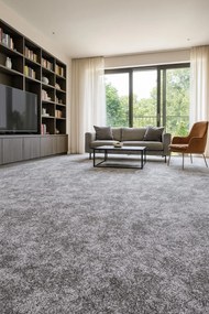 ITC, Koberec metráž Serenade 965, na mieru, šíře 4m,5m, šedá, filc, obývacia izba