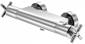 STEINBERG 250 sprchová termostatická batéria nástenná, s otočnými krížovými rukoväťami, chróm, 2503200