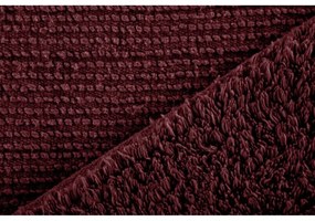 Vínovočervená kúpeľňová predložka 100x60 cm Riva - Tiseco Home Studio