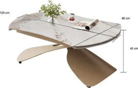 KONFERENČNÝ / JEDÁLENSKÝ ROZKLADACÍ STÔL MOISE MRAMOR 2v1