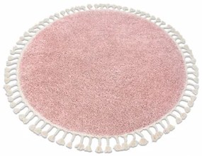 Koberec BERBER 9000 kruh ružový Fredzle berber marokánsky shaggy