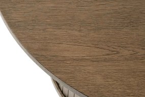 Dizajnový konferenčný stolík Vasiliy 90 cm dymový dub