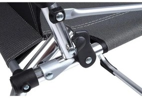 Skladacia kempingová stolička sivá