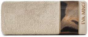 BAVLNENÝ UTERÁK EVA MINGE23 SADA 3KS 70X140 CM BÉŽOVÁ