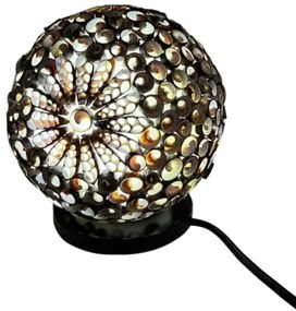 Stolná okrúhla boho lampa Morské mušle