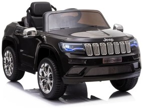 LEAN CARS Elektrické autíčko - Jeep Grand Cherokee - čierne - 2x45W - 12V7Ah - 2023