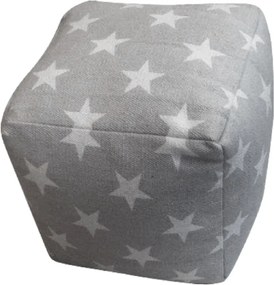 Taburet, bavlna, vzor hviezdy, NOVEL