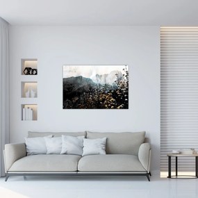 Obraz - Ilustrácie divokých kvetov (90x60 cm)