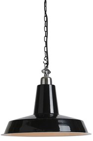 Priemyselná závesná lampa čierna - Warrior