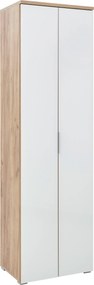 XXXLutz PREDSIEŇOVÁ SKRIŇA, biela, farba duba, 59/197/40 cm Voleo - Skrine - 001258012505