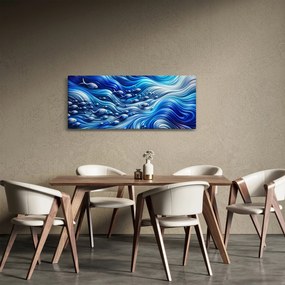 Obraz – Ryby vo vlnách (120x50 cm)