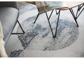 Luxusný kusový koberec akryl Montana modrý 160x235cm